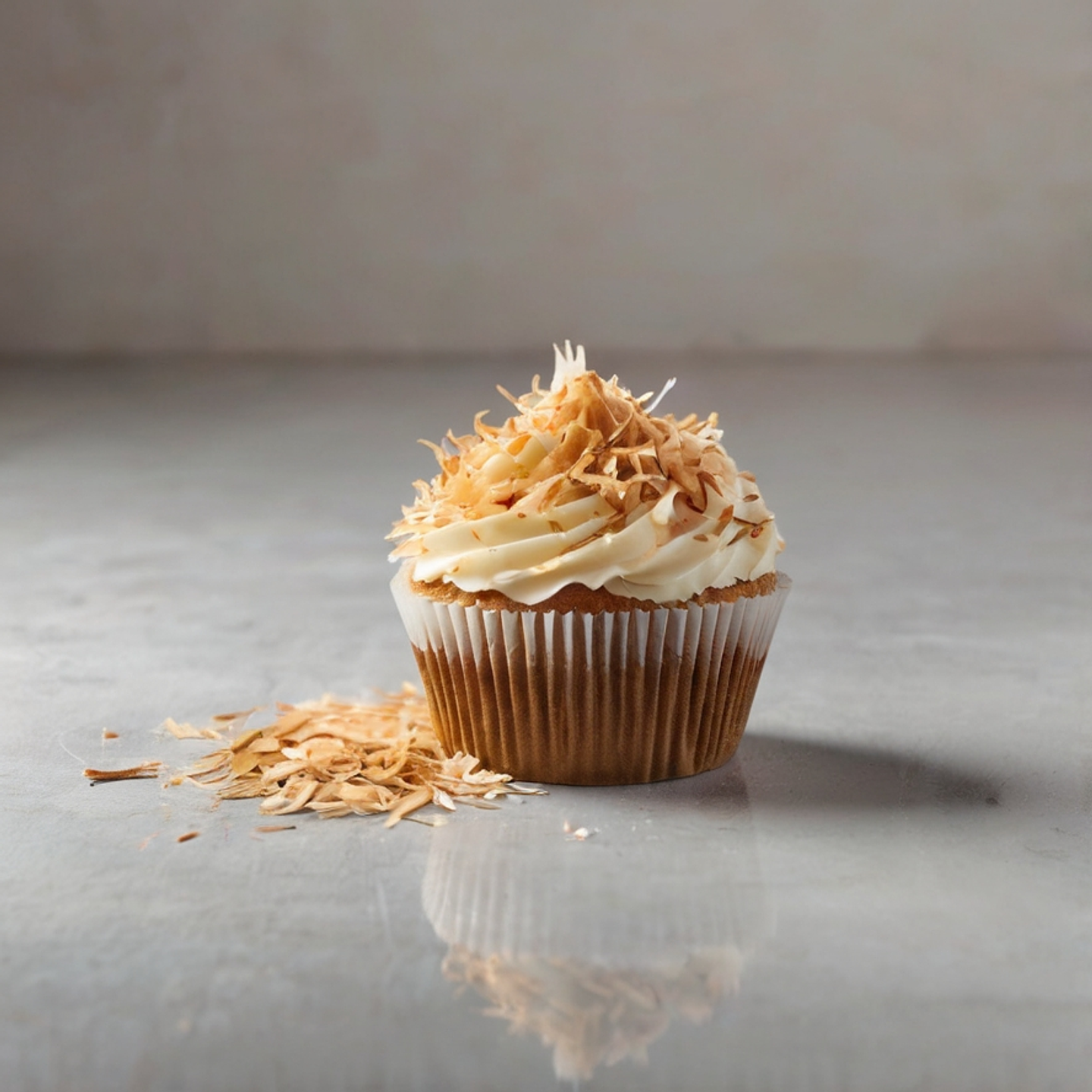 Cupcake de coco torrado 4