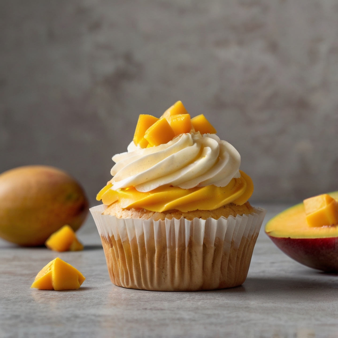 Cupcake de Mango Cremoso 3
