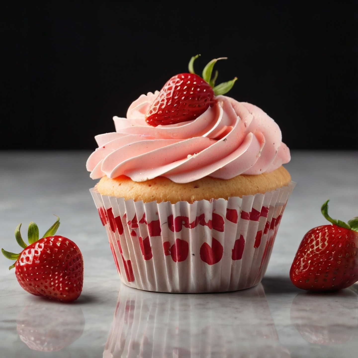 Cupcake de Fresa Natural 4