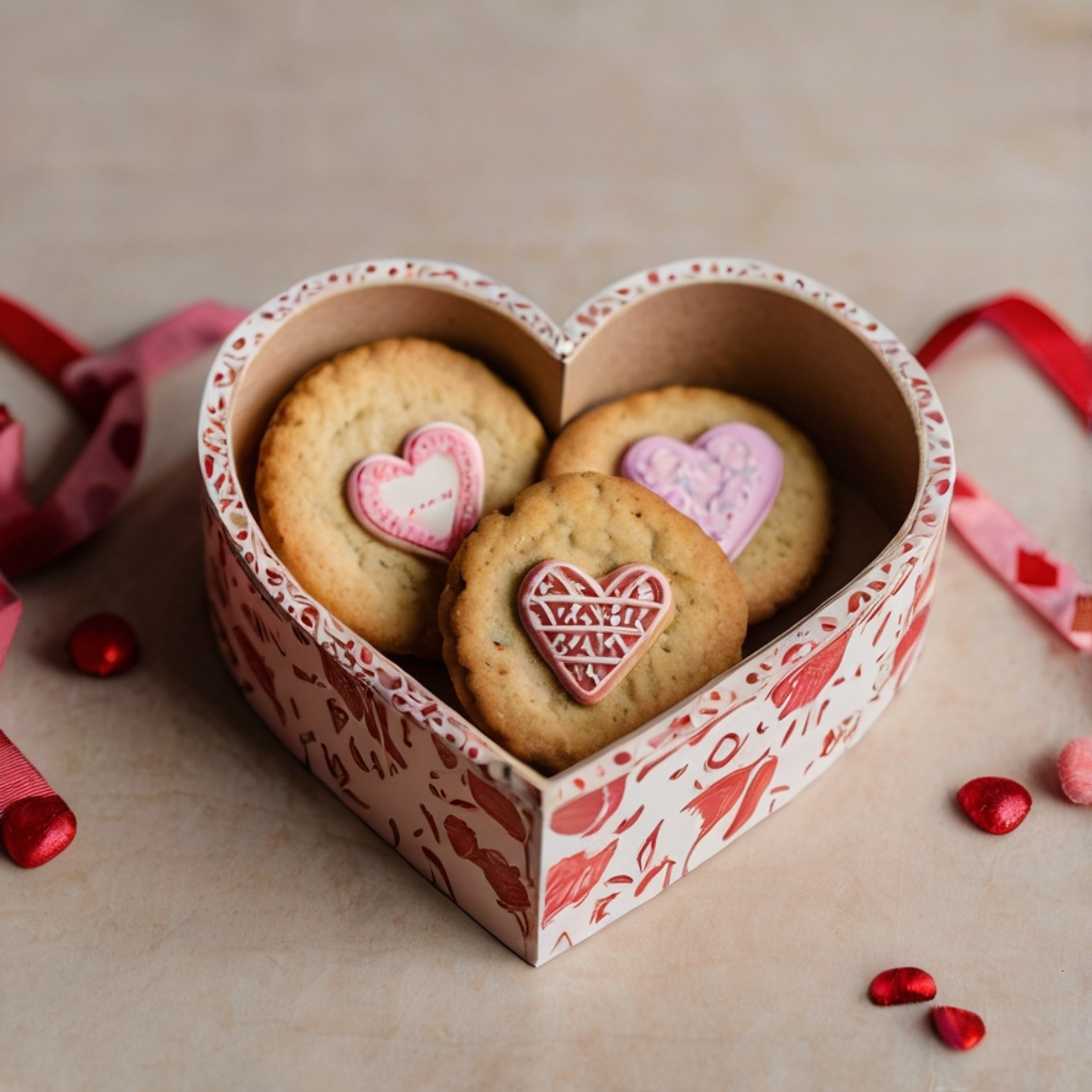 Caja de Galletas de San Valentín 2