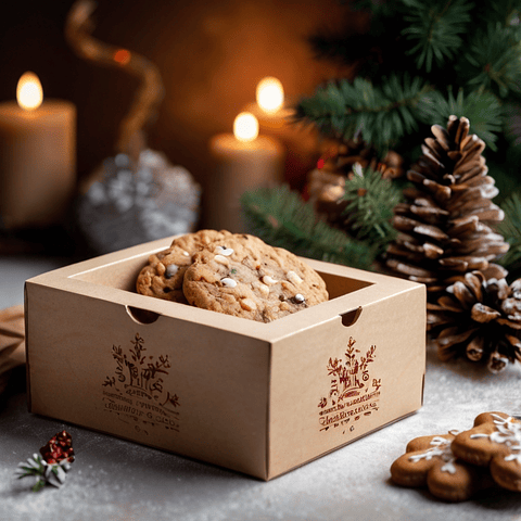 Caja de Galletas Navideñas