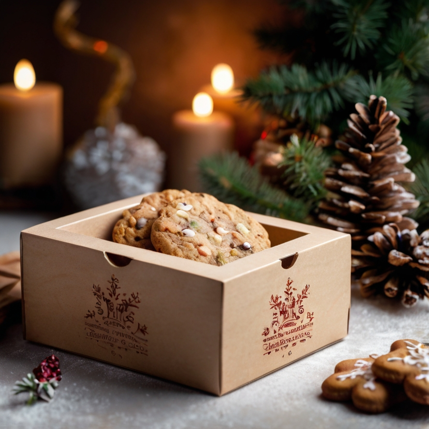 Caja de Galletas Navideñas 1