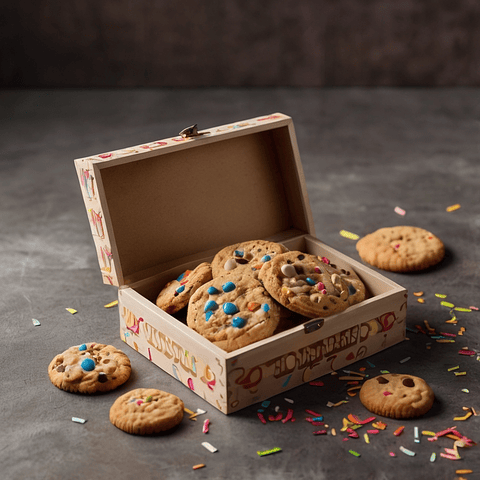 Caja de Galletas de Cumpleaños