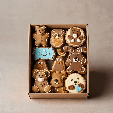Caja de Galletas Temáticas de Animales