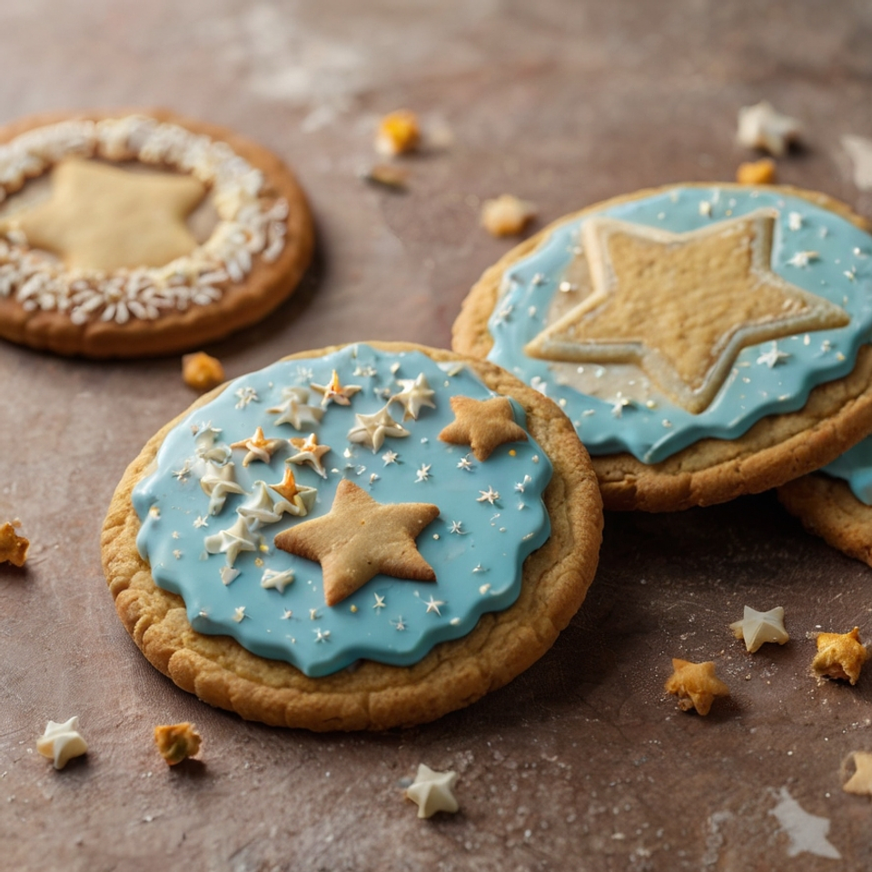 Caja de Galletas Estrellas y Lunas 3
