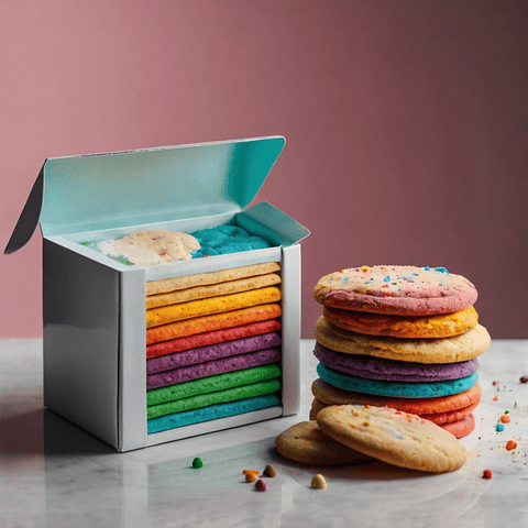 Caja de Galletas Arcoíris