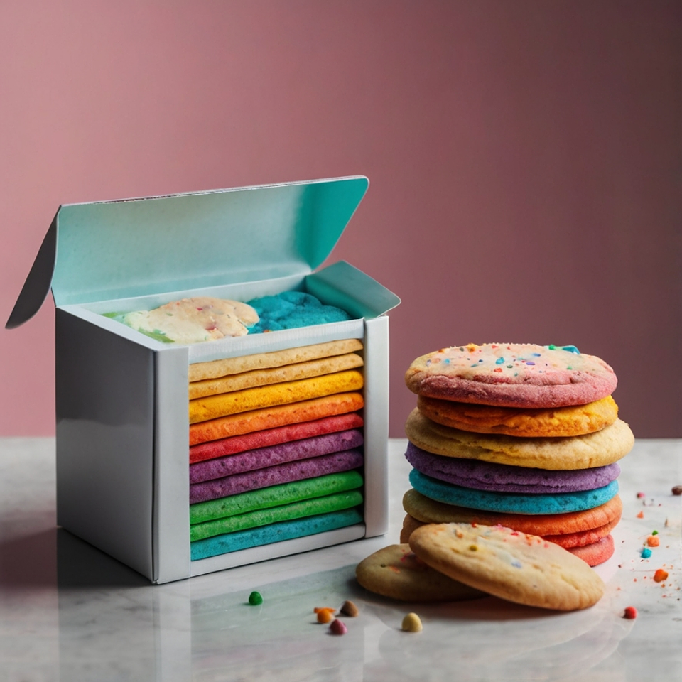 Caja de Galletas Arcoíris 1