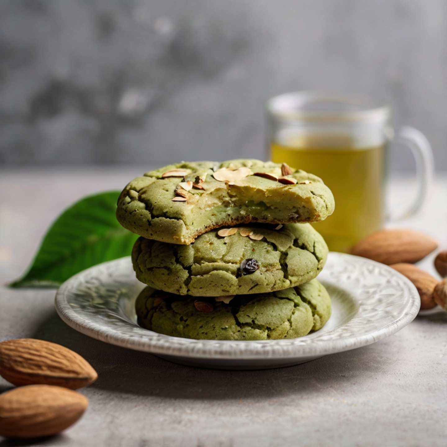 Galleta de Té Verde y Almendras 2