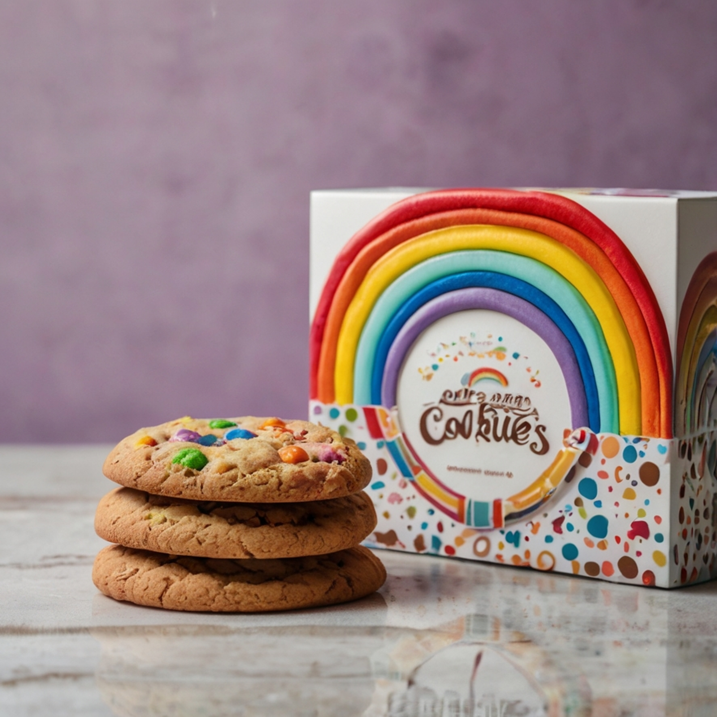 Caja de Galletas Arcoíris 3