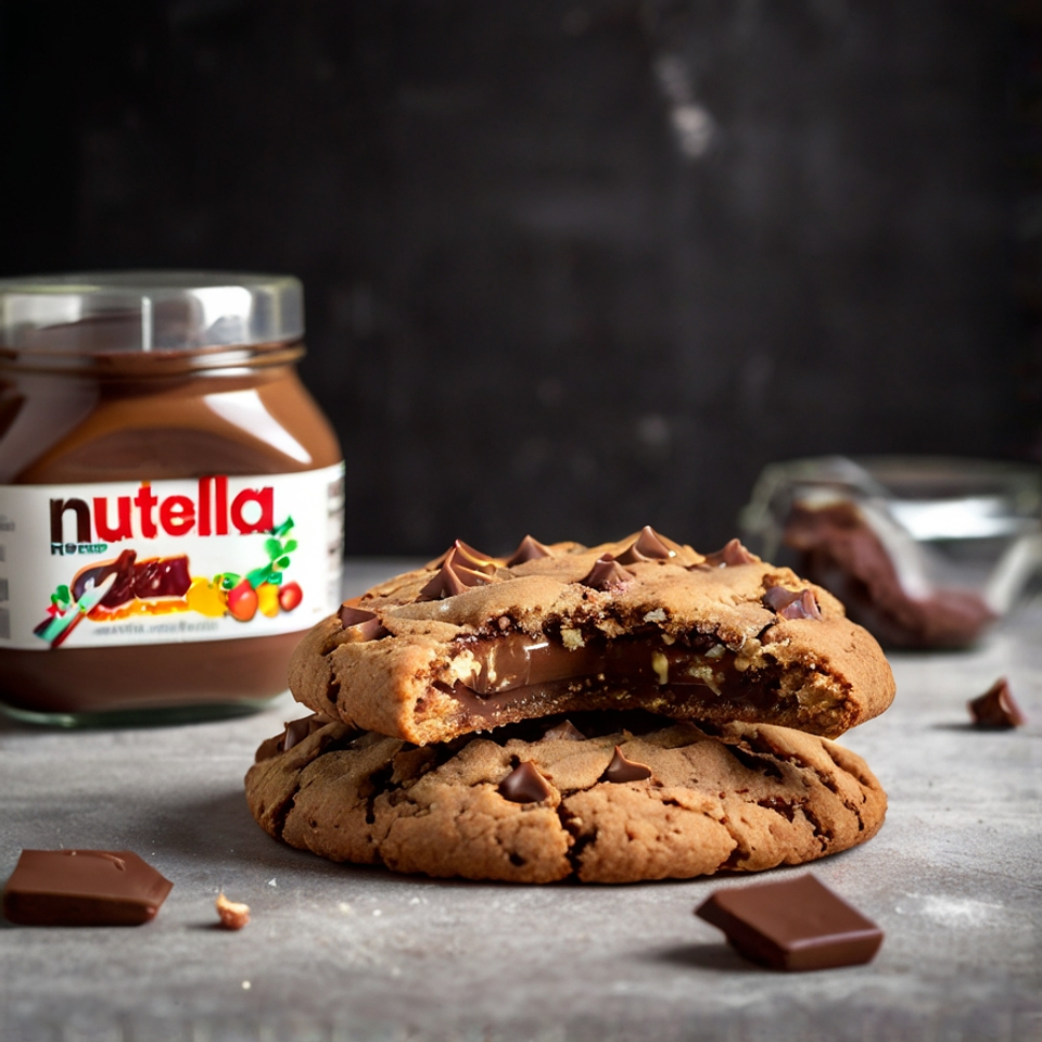 Galleta Rellena de Nutella 4