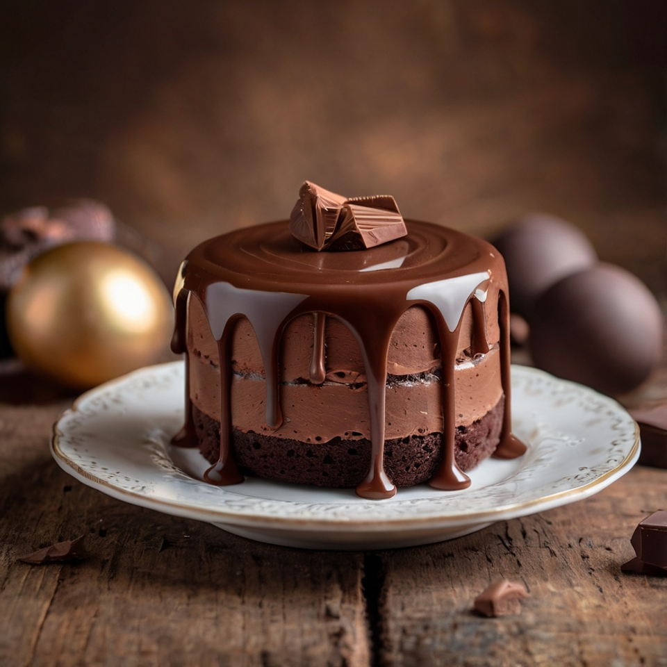 Pastel Mini de Chocolate Belga 1