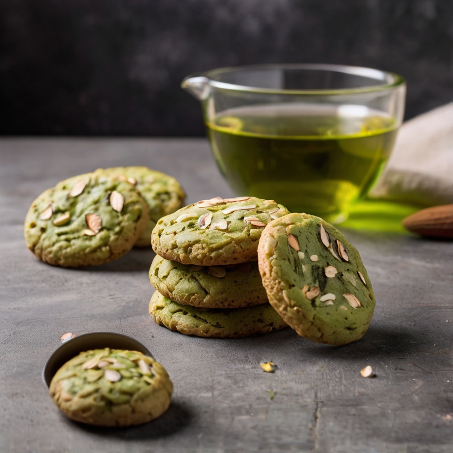Galleta de Té Verde y Almendras 4
