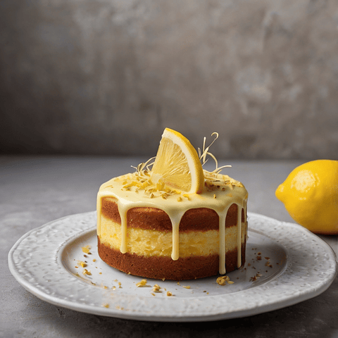 Pastel Individual de Limón