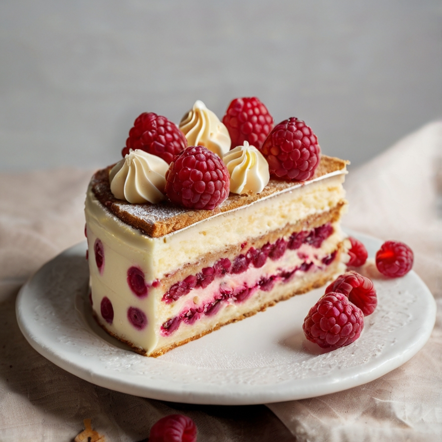 Pastelito de Frambuesa y Crema 2