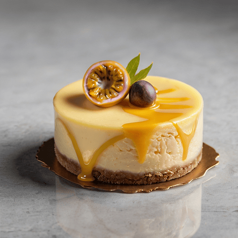 Mini Passion Fruit Cheesecake