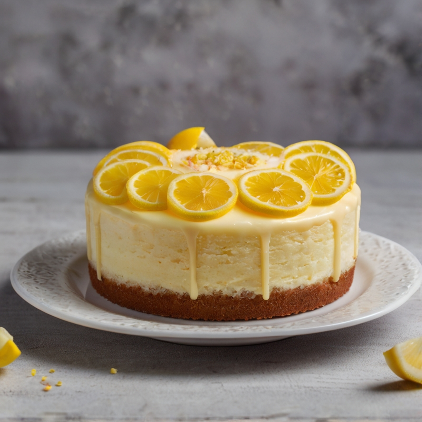 Pastel Individual de Limón 2