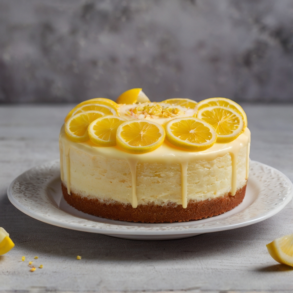 Pastel Individual de Limón 2