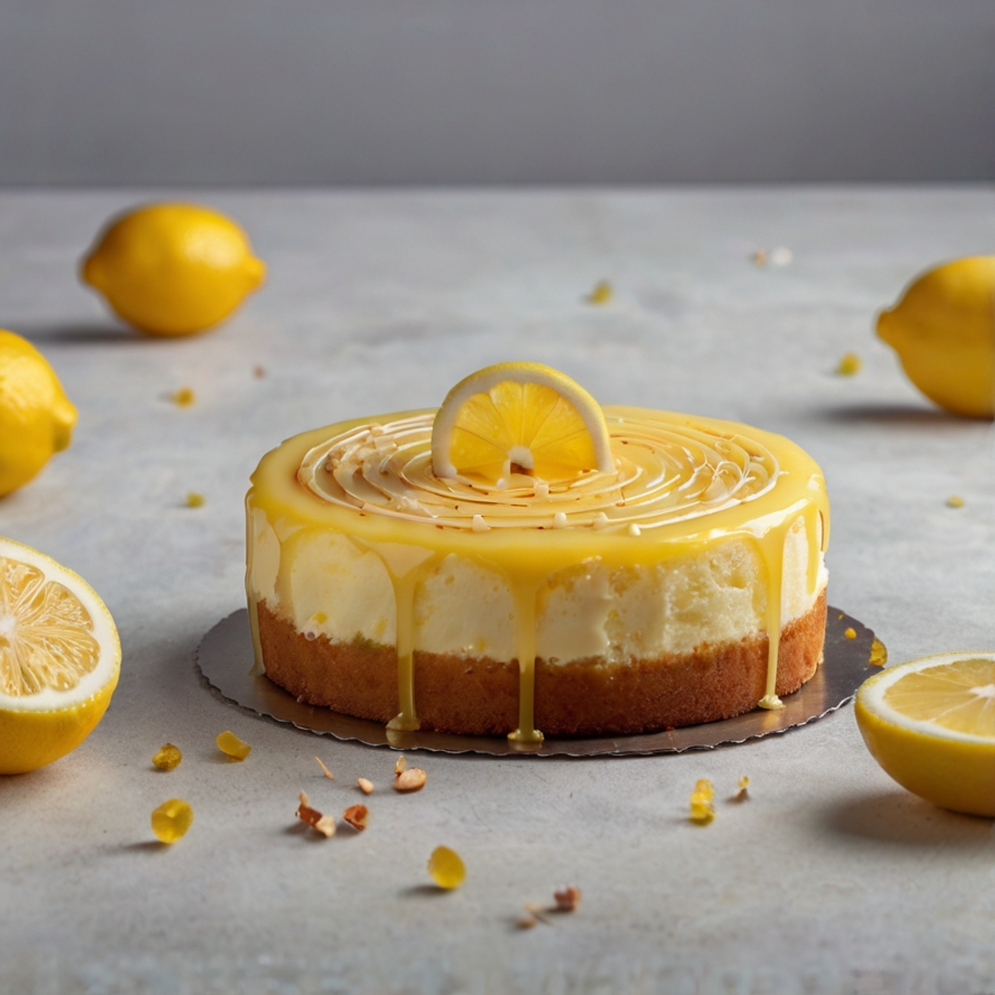 Pastel Individual de Limón 4