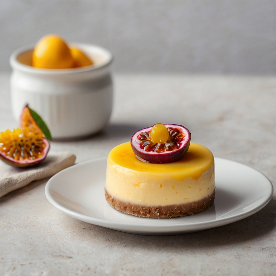 Mini Cheesecake de Maracuyá 2