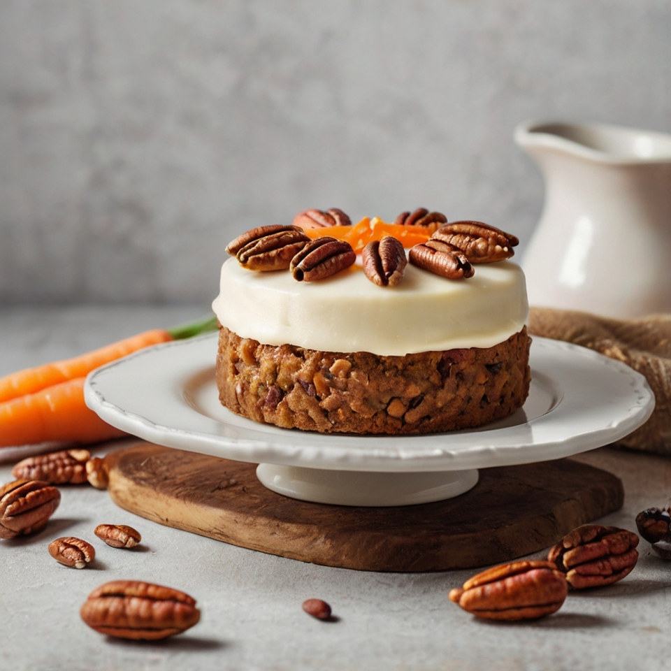 Mini Pastel de Zanahoria con Nuez 3