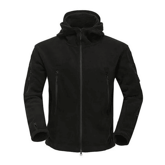 Chaqueta De Polar Tactica Militar Montaña Invierno + Capucha