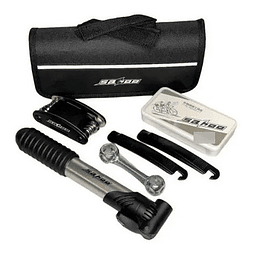 Kit Herramientas Para Bicicletas Con Bombin Y Parches