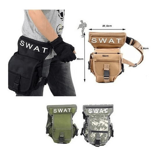 Muslera Bolso Táctico Militar Swat Regulable Outdoor Banano