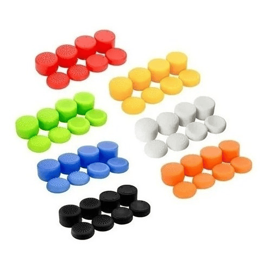 Gomitas - Grip - Para Joystick Ps3 Ps4 Ps5 Xbox Pack 8 En 1