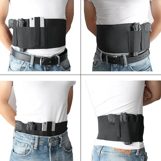 Faja Porta Pistola Funda Tactica Holster Airsoft Paintball 