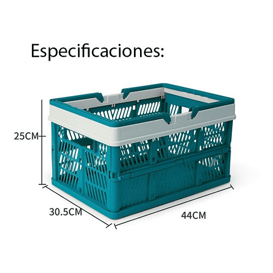 Cestas Canasta Plegables Plástica Para Camping Viajes 