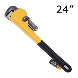 Llave Stilson 24 Pulgadas, Mango Pvc Llave De Tubo