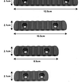 Pack 4 Rieles Ranura M-lok Montura Picatinny Rifle Tactico