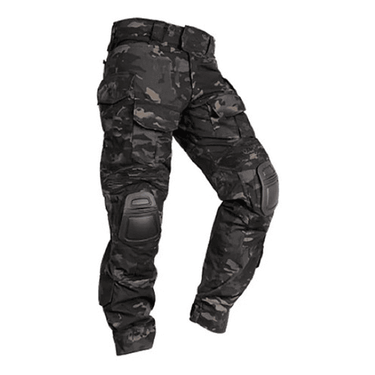 Tenida Airsoft Combat Shirt Con Protecciones Multicam Black