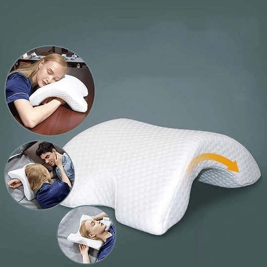 Almohada Con Memoria De Rebote Lento Espalda Mano Cuello