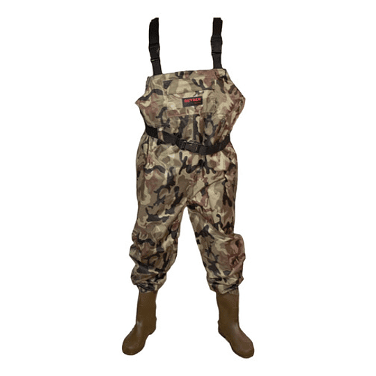 Waders Traje Camuflaje Pecho Ajustable Botas Altas Pesca