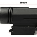 Linterna Tactica Con Montaje Montura Pistola Rifle Caza