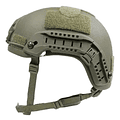 Casco Tactico Militar Ajustable Seguridad Al Aire Libre Color Verde Talla Talla Unica