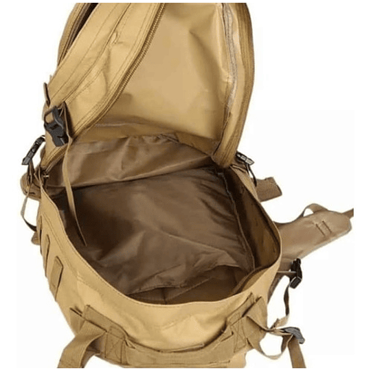 Mochila Táctica Militar 40 Litros Color Ocre