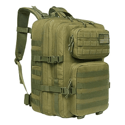 Mochila Tactica 50l Militares Multiusos Camping Notebook Color Verde