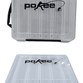 Caja Doble Cara Porta 14 Señuelos Anzuelos Pesca Caza 19×27