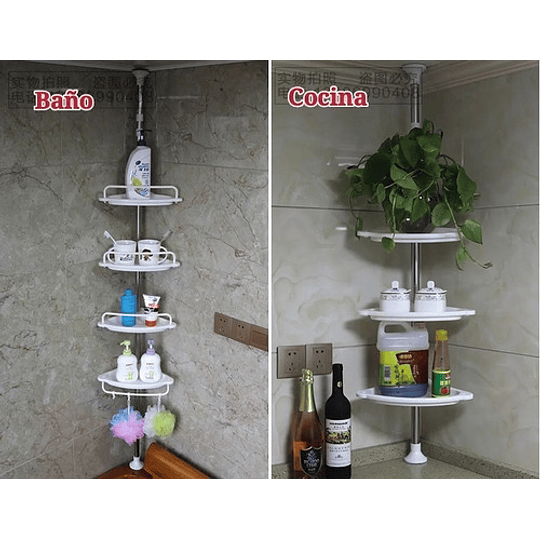 Organizador Ducha Baño Cocina Esquinero