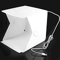 Mini Estudio Fotográfico Profe Portátil 40cm Luz Led Fotos