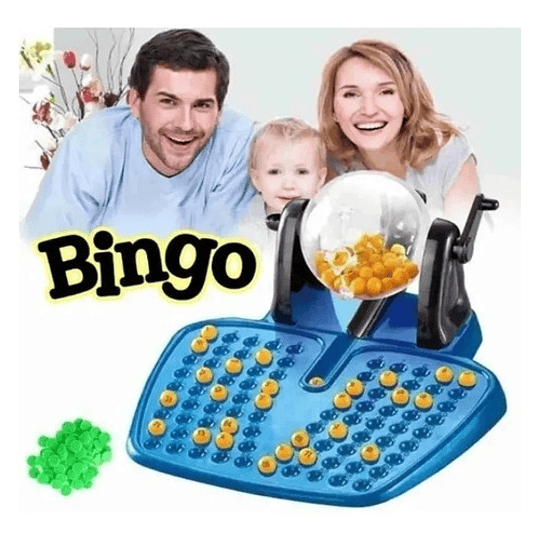 Juego Mesa Bingo Automático Niños Entretenimiento Familiar