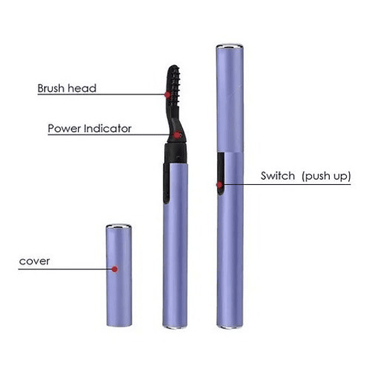 Rizador De Pestañas Calentado Eléctrico Portátil Rizador