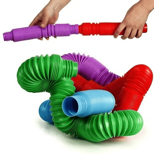 Pop It Tube - Pop It Tubo X 6 Piezas Colores Surtidos