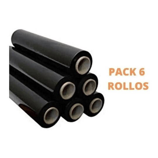  Alusa Film Stretch Negro 6 Rollos / 250 Metros