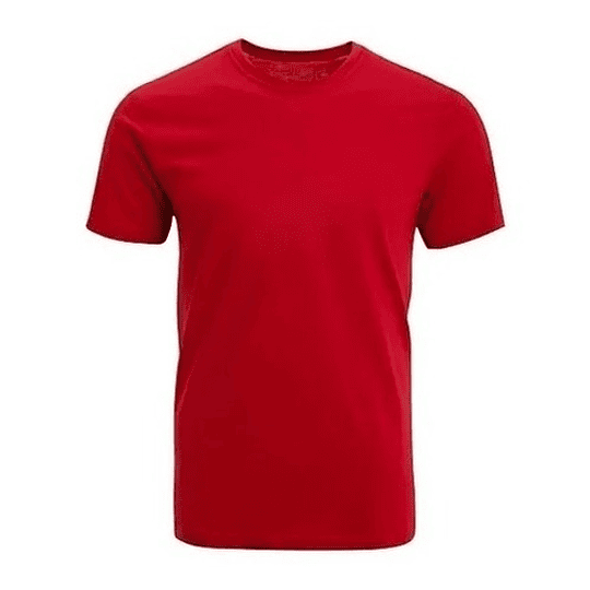 Polera 100% Algodon Manga Corta Hombre Para Estampar