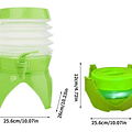 Bidón Para Agua Bebidas Acordeón Plegable Portátil Con Grifo