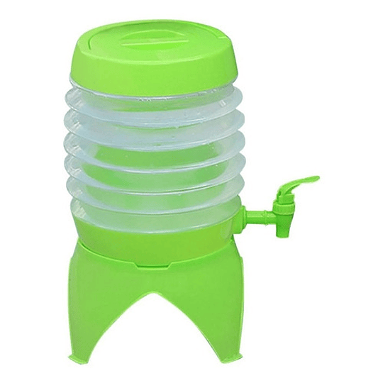 Bidón Para Agua Bebidas Acordeón Plegable Portátil Con Grifo