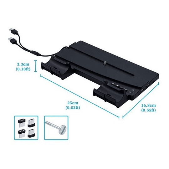 Soporte Vertical Estación De Carga Para Mandos Ps5 2 En 1
